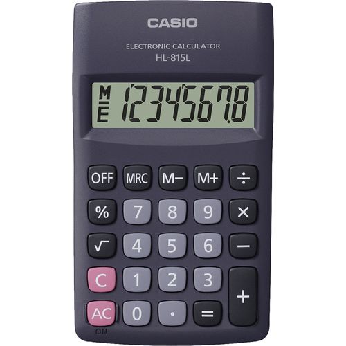 Kalkulator CASIO HL-815L-BK KARTON.PAK crni bls slika 1