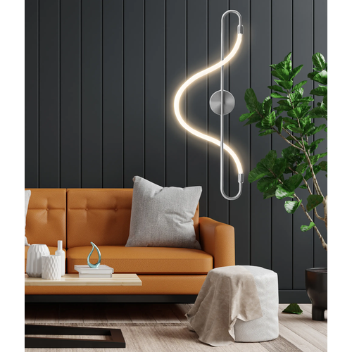 TOOLIGHT Zidna svjetiljka LED zidna svjetiljka APP859-W Duga Krom slika 5