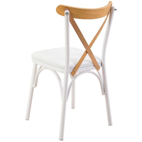 Woody Fashion Set stolova i stolica (4 komada), Bijela boja, OLV-SA-TK2 slika 8