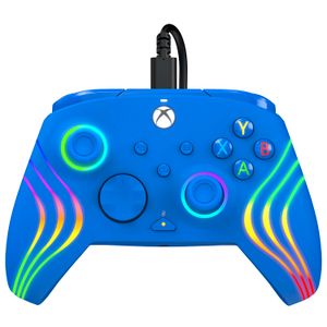 PDP XBOX ŽIČANI KONTROLER AFTERGLOW WAVE PLAVI