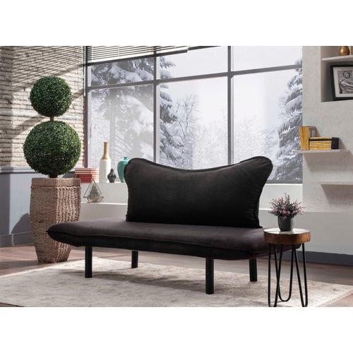 Atelier Del Sofa Dvosjed na razvlačenje CHATTO crni, Chatto - Black slika 2