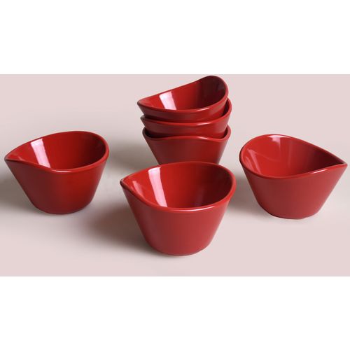 Hermia Concept Set zdjelica (6 komada), Tigela Red Snack Bowl 11 Cm 6 Pieces slika 2