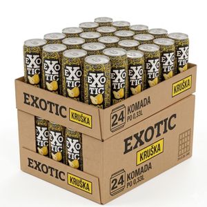 Vitinka Exotic Kruška gazirano 0,33l 24kom   XXL 