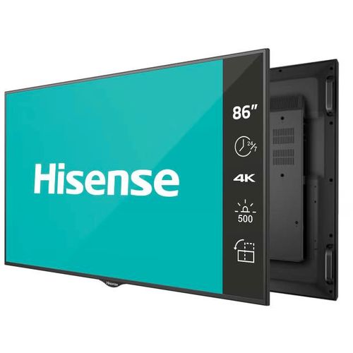 HISENSE 86 inča 86BM66AE 4K UHD 500 nita Digital Signage Display - 24/7 Operation slika 1