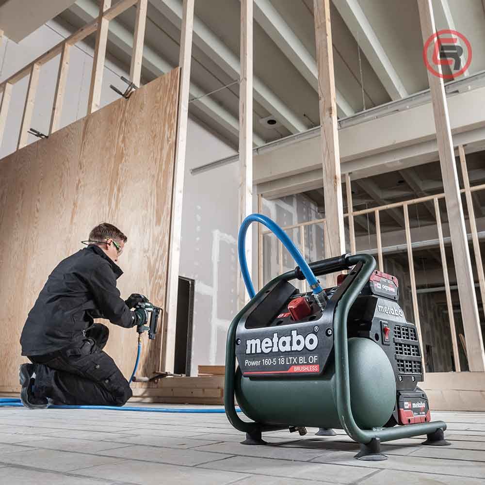 Metabo Kompresor Aku POWER 160-5 18 LTX BL OF / 5 lit. Bezuljni (bez baterije i punjača) – 601521850 slika 5