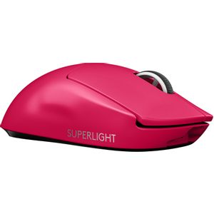 LOGITECH PRO X SUPERLIGHT Wireless Gaming Mouse - MAGENTA - 2.4GHZ - EER2 - #933