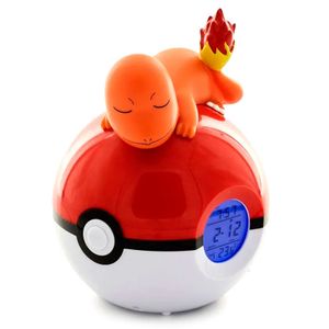 Pokemon Charmander Pokeball lamp alarm clock