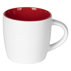 BERRY WHITE,keramička šolja,crvena