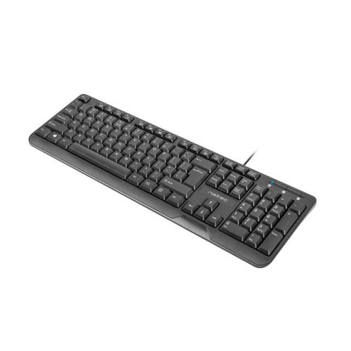 Natec NKL-0967 TROUT, Slim Multimedia Keyboard US, USB, Black slika 4