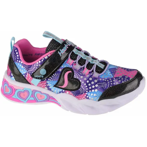 Skechers sweetheart lights dječje tenisice sa svjetlima 02059l-bkmt slika 9