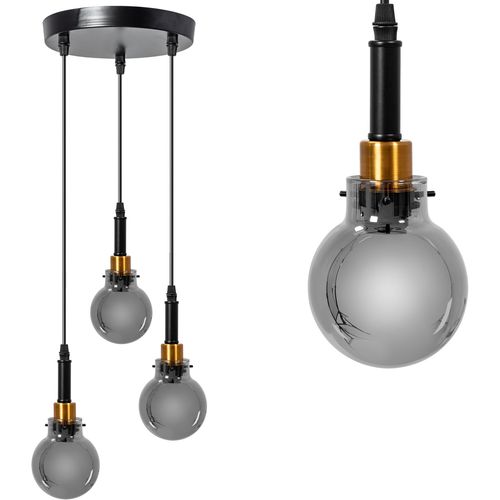 Lampa Wisząca APP1125-3CP Black Gold slika 1