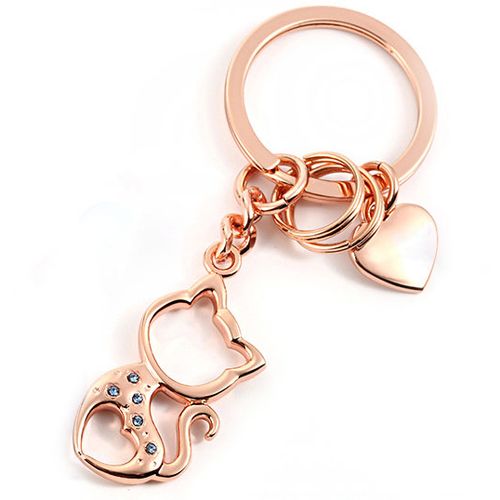 Viter Privezak maca rose gold slika 1