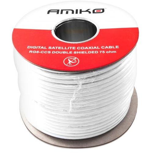 Amiko Koaksijalni kabel RG-6, CCS, 90dB, 100 met., motalica - RG6/90db - 100m REEL slika 1