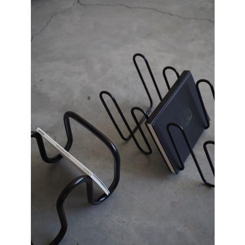 Snake Stand - Black Black Bookshelf slika 2