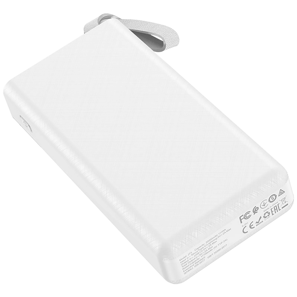 hoco. Punjač prijenosni sa lampom, Hoco j73, 30000mAh, 2A / 2A - J73 Powerful, White slika 4