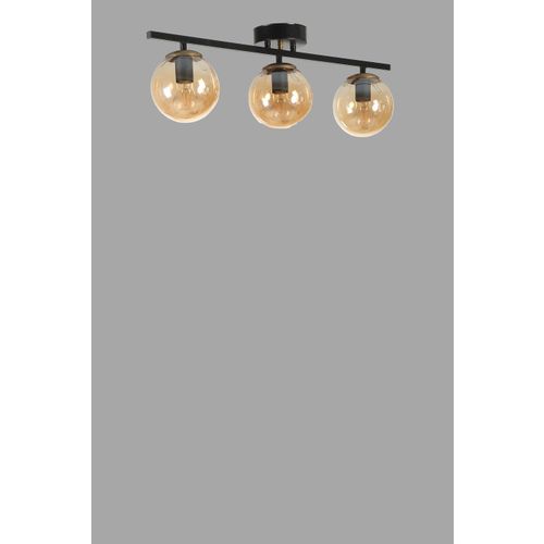 Yeni Can 3 Lü Siyah Bal Camlı Avize Black
Amber Chandelier slika 5