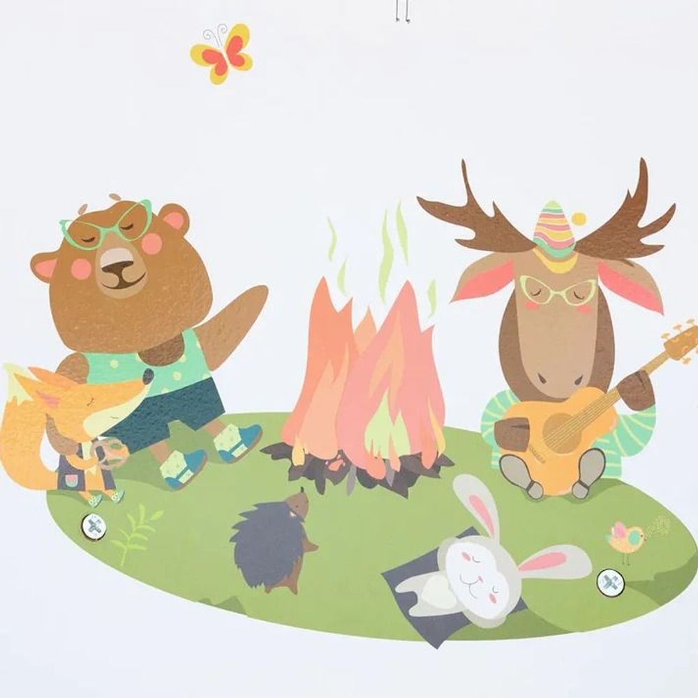 Kinder Home Dječija polica za knjige i igračke Forest slika 4