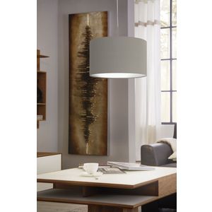 Eglo Pasteri Visilica 1, E27, Ø380 mm, Nikl/Mat, Tekstil Sivozelena