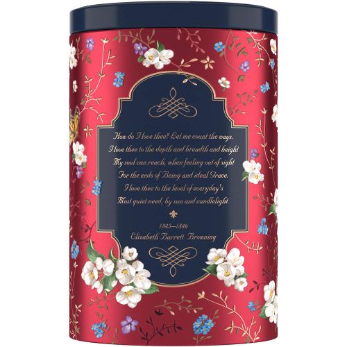 RICHARD TEA ROYAL LOVE - Crni cejlonski čaj sa korom citrusa, laticama cveća i bergamot vanilom u metalnoj kutiji, rinfuz 80g RED 160333 slika 2