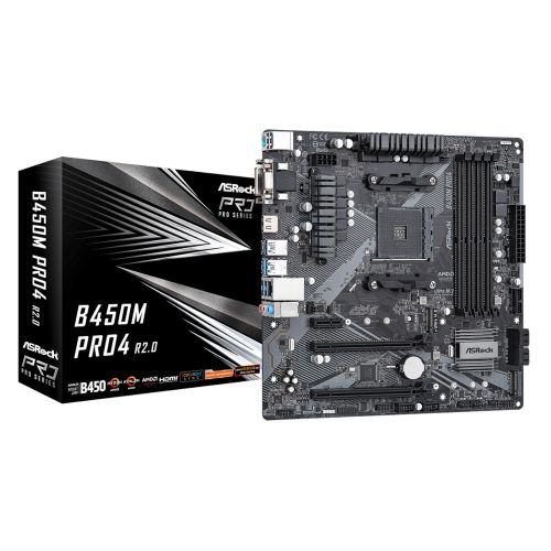 ASRock B450M PRO4 R2.0 Matična ploča slika 1