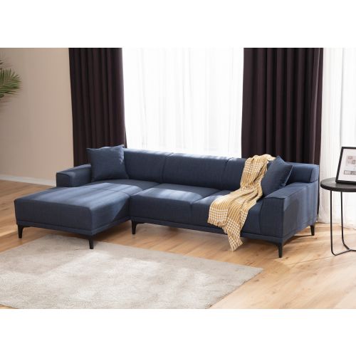 Atelier Del Sofa Kutna garnitura, Plava, Petra L Corner - Blue slika 2