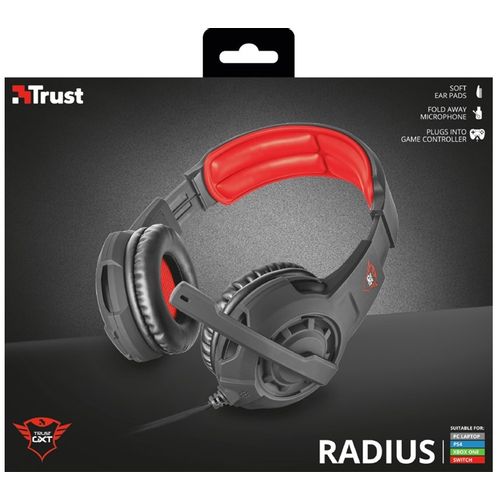 Trust Slušalice + mikrofon GXT310D Radius, žične, 3.5mm, crne (21187) slika 6
