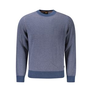 HUGO BOSS MEN'S SWEATER BLUE