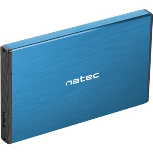 Natec NKZ-1280 RHINO GO, HDD/SSD External Enclosure 2.5",  SATA III, USB3.0, Aluminium, Blue slika 3
