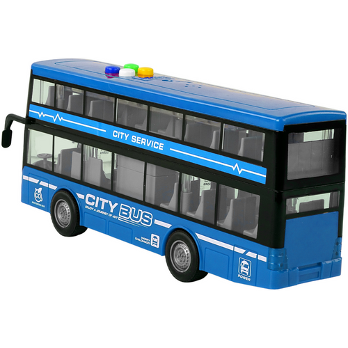 Dvokatni autobus na baterije - Svjetla, Zvukovi - Plava boja slika 2