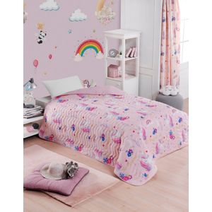 Magical - Pink Pink Single Bedspread