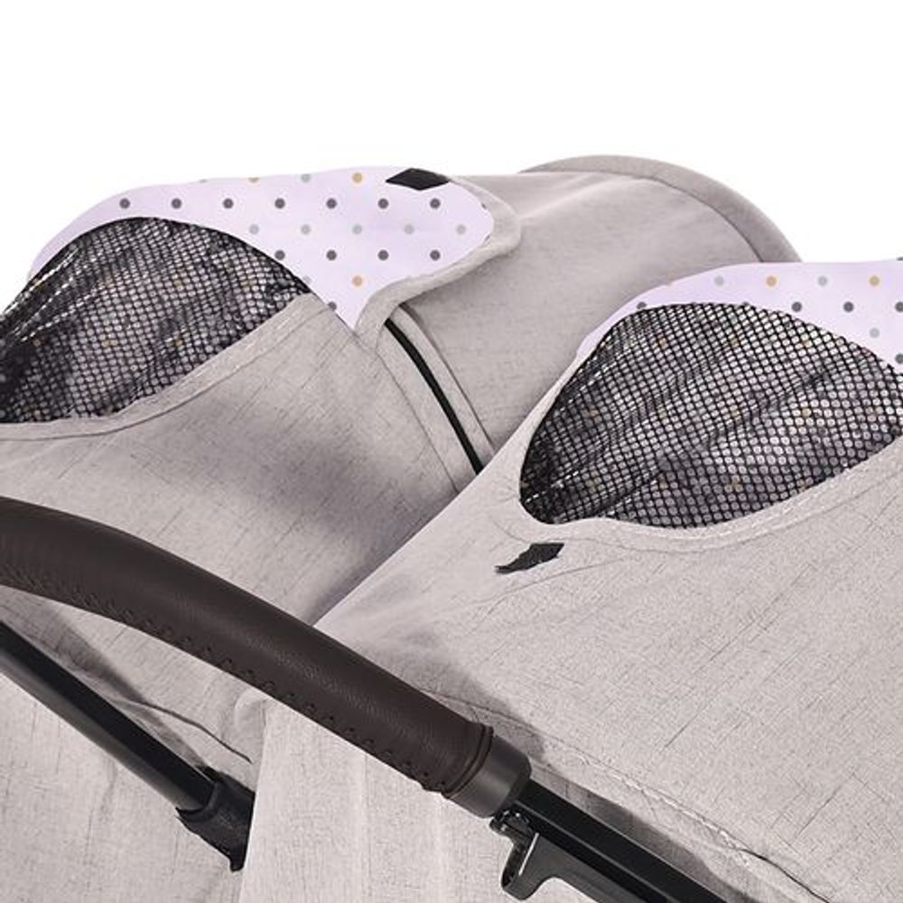 Lorelli Kolica za blizance Duo, Cool Grey slika 6