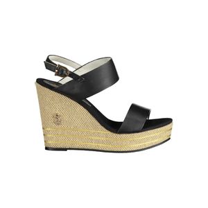 US POLO ASSN. BLACK WOMAN SANDAL FOOTWEAR