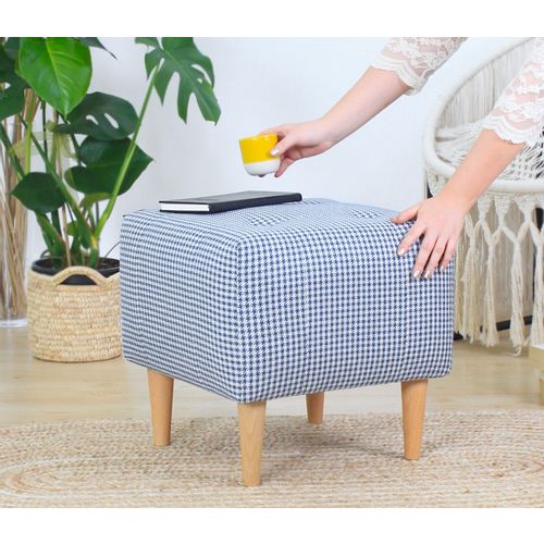 Dotted - Blue Blue Pouffe slika 4