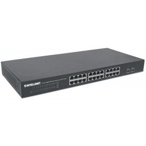 Intellinet Switch 24-Port Gigabit Ethernet 2x 1Gb uplink