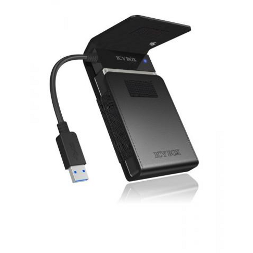 ICY BOX adapter IB-AC6031-U3, za 2.5" HDD/SSD, USB 3.0, s kožnom kutijom slika 2