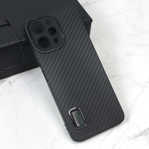 Maska Carbon Stripe za Xiaomi Redmi 12 crna slika 1