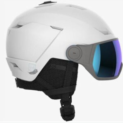 Salomon kaciga ICON LT Visor White/Un.Blue slika 1