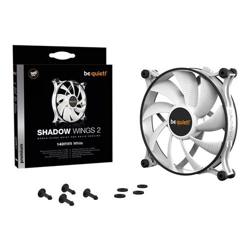 Ventilator BE QUIET Shadow Wings 2 WHITE 140mm BL090 slika 1