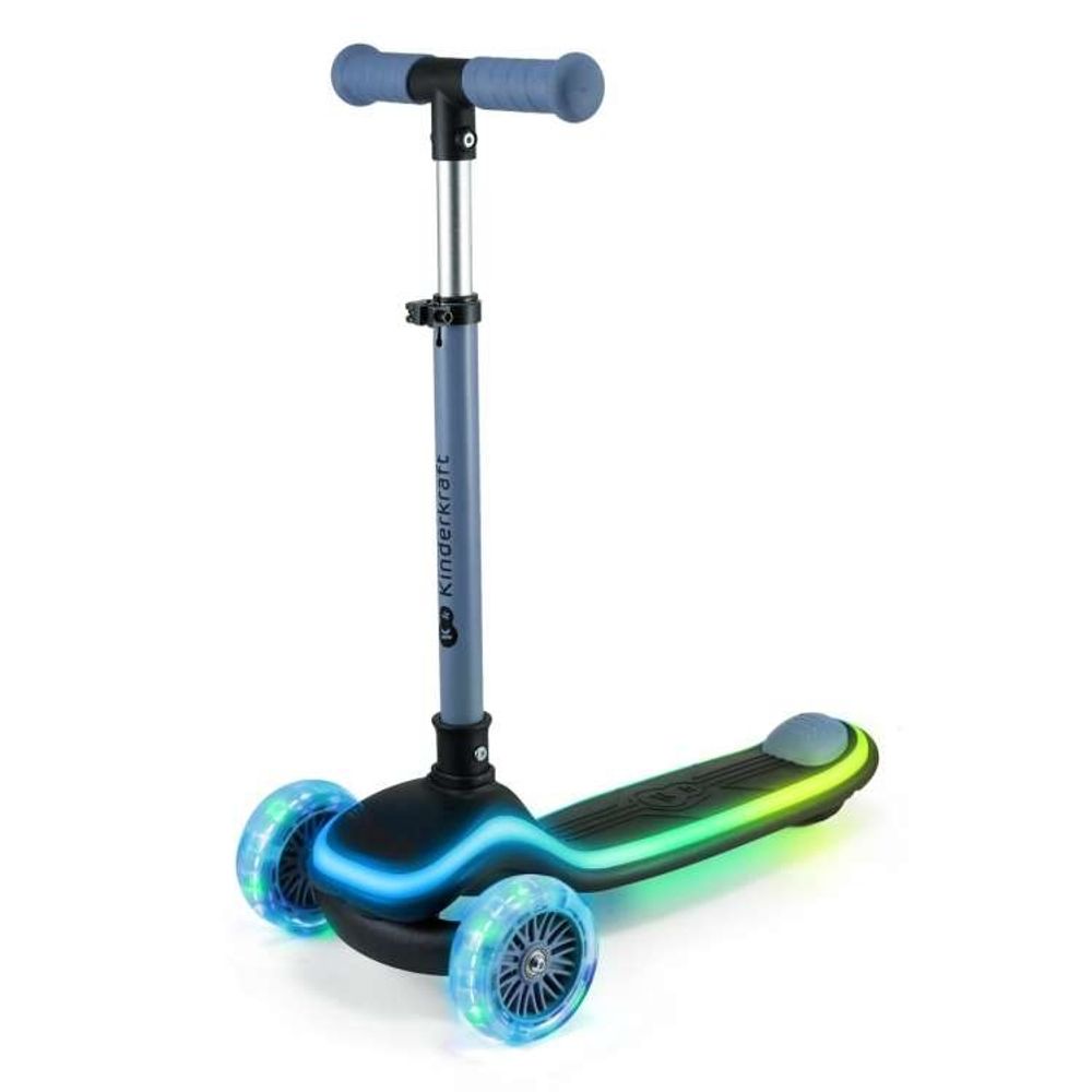 Kinderkraft Romobil Raket sa LED svjetlom, Blue slika 1