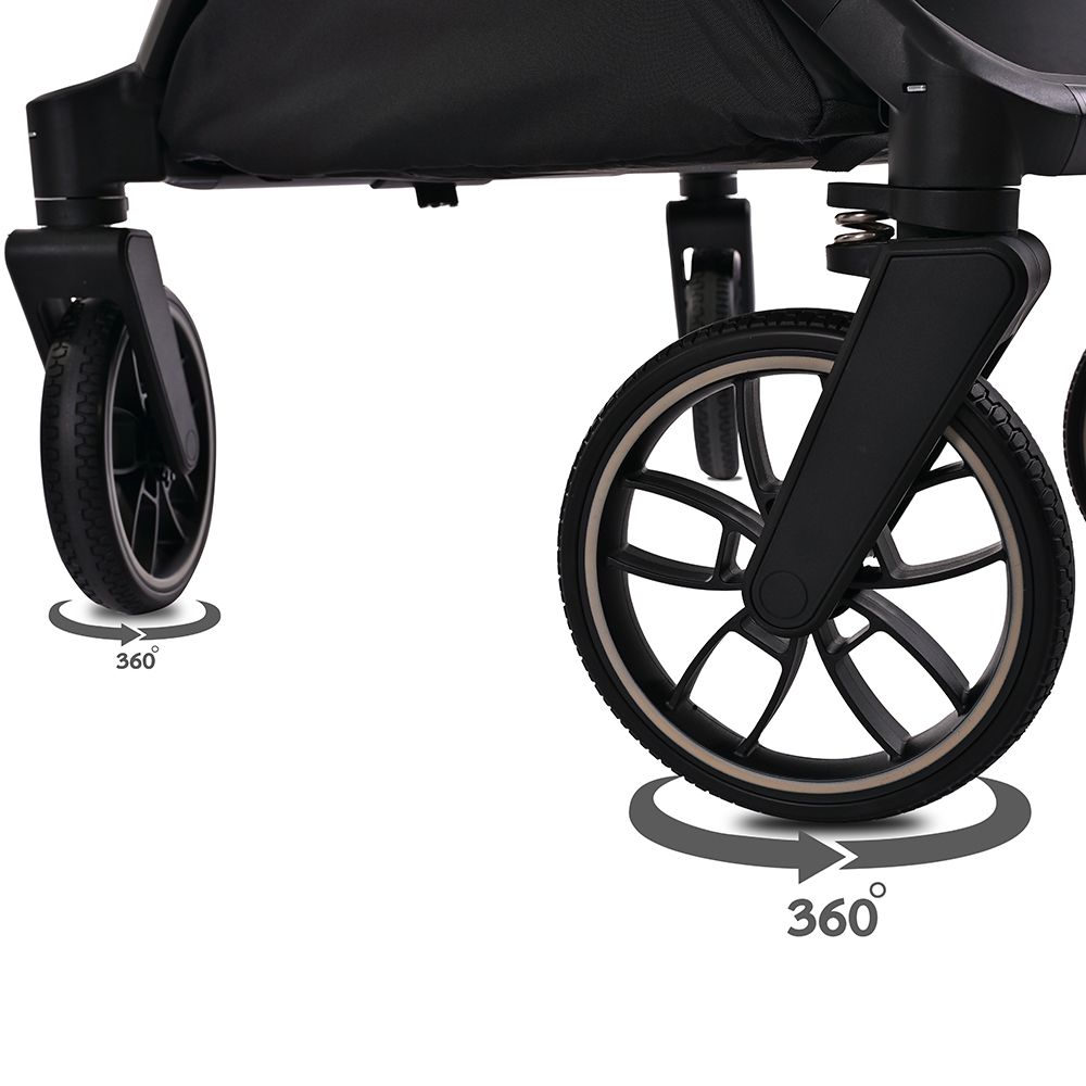 Lorelli Kolica za bebe Reya 3U1, Black Jasper slika 22