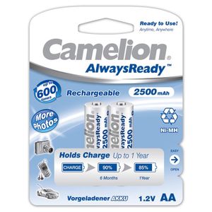 Baterija NI-MH Camelion Ready2use AA 2.5Ah blister 2 kom