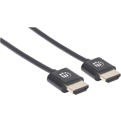 Manhattan HDMI priključni kabel HDMI A utikač, HDMI A utikač 3.00 m crna 394376  HDMI kabel slika 4