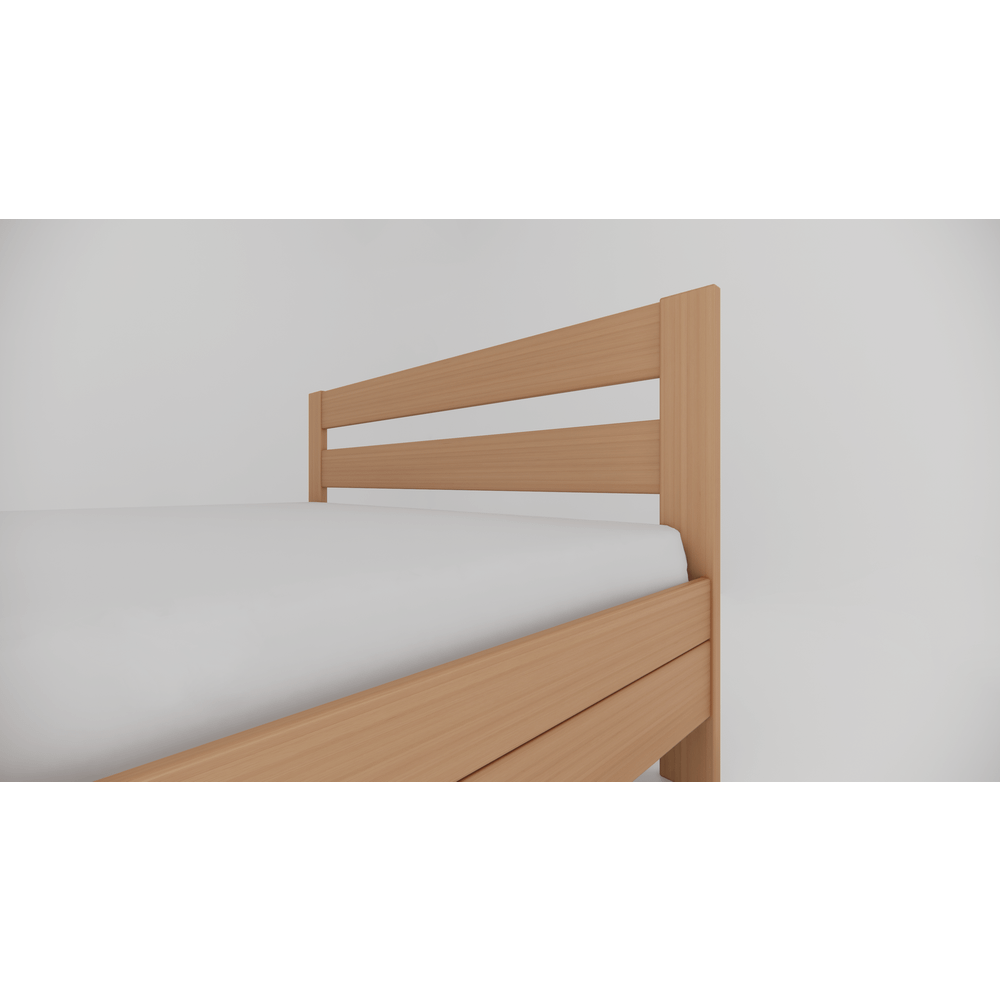 MASTERWOOD bračni krevet Woody Box 160x200 cm bukva, boja Natur slika 4