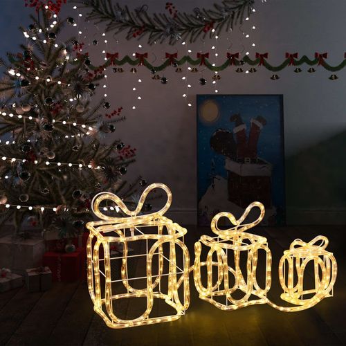 Ukrasne božićne kutije za poklone sa 180 LED žarulja slika 23