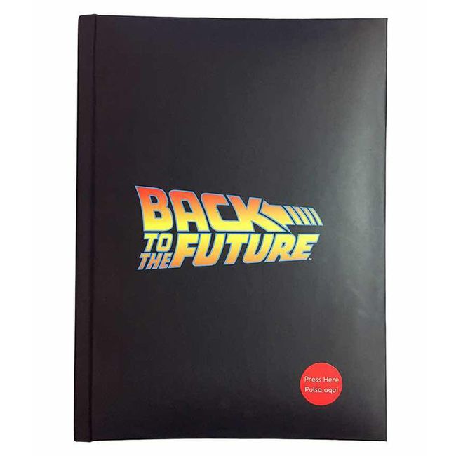 Back to the Future logo notes sa svjetlom