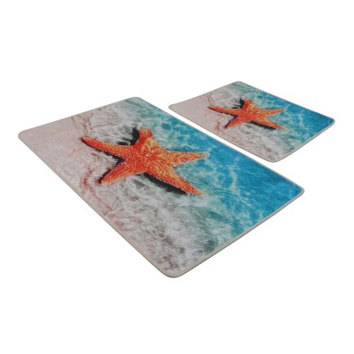 Stella Multicolor Bathmat Set (2 Pieces) slika 4