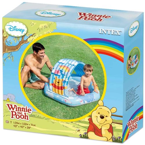 Intex dječji bazen Winnie the pooh, s dnom na napuhavanje 109 x 102 x 71 cm - 58415NP slika 3