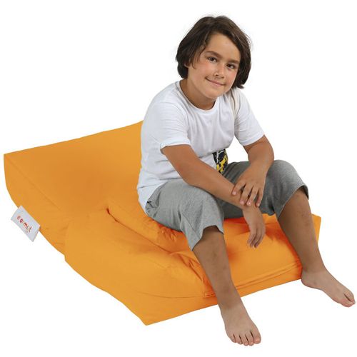 Atelier Del Sofa Vreća za sjedenje, Kids Single Seat Pouffe - Orange slika 4