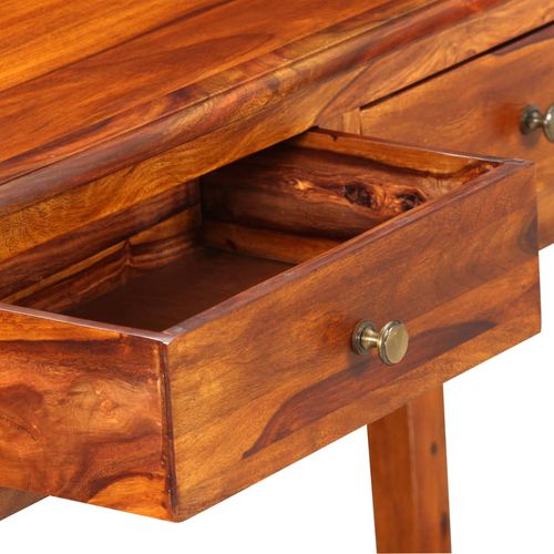 Konzolni stol od masivnog drva šišama 90x32x76 cm slika 54