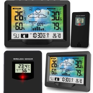 Meteorološka stanica s zaslonom BD-901 crna